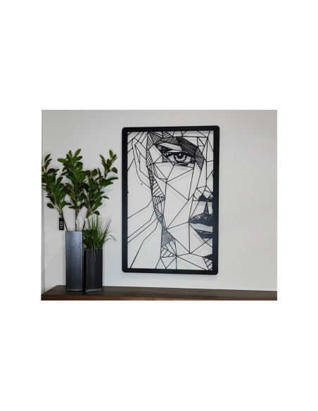 Tableaux métal - Cadre Visage 