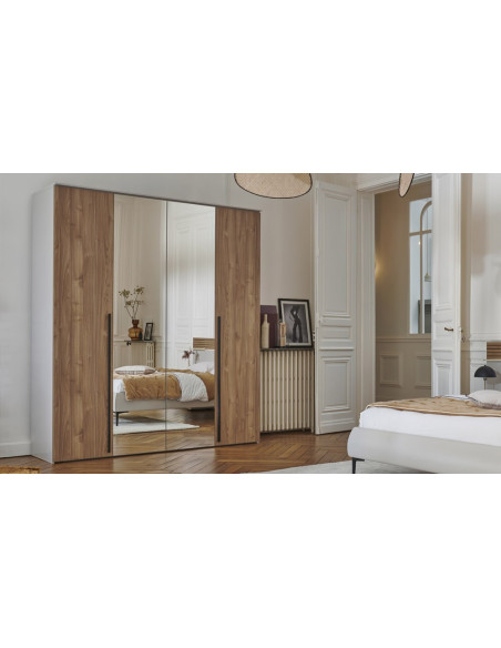 TOSCANE - Armoire 4 portes  