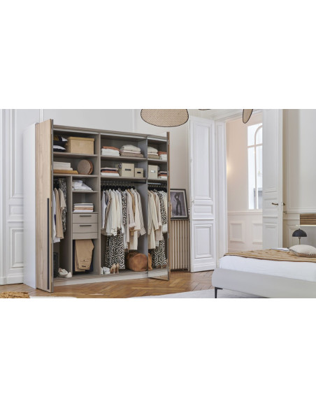 TOSCANE - Armoire 4 portes  