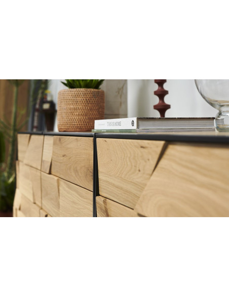KAPLA - Enfilade 4 portes avec option tiroir intérieur 