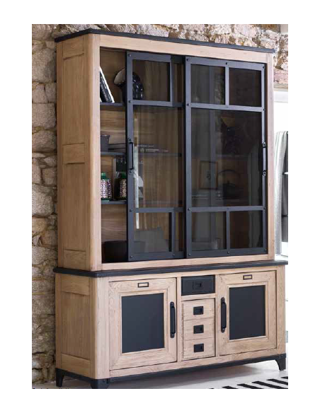 FACTORY - Vitrine 2 portes 