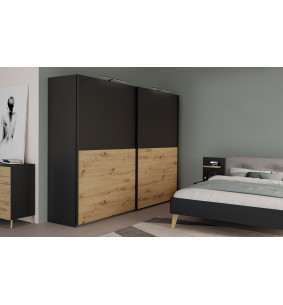 CERTANO - Armoire 2 portes coulissantes  