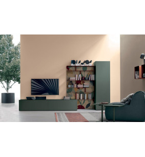 ATLANTE - Composition TV - Bibliothèque 