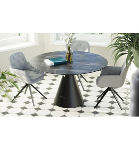 One - Table de séjour ronde extensible 