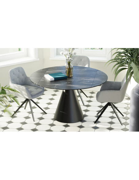 One - Table de séjour ronde extensible 