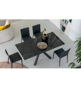 Atlas - Table plateau céramique extensible 