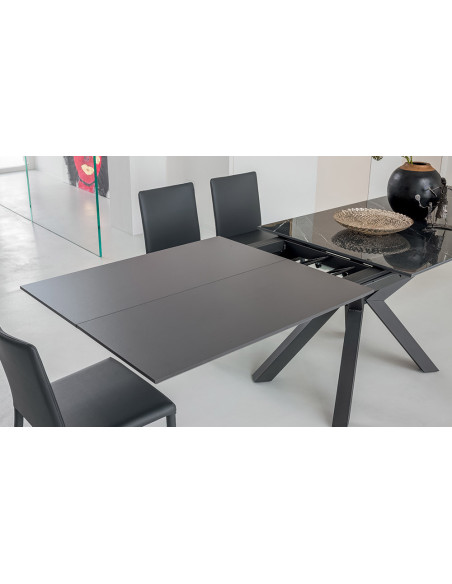 Atlas - Table plateau céramique extensible 