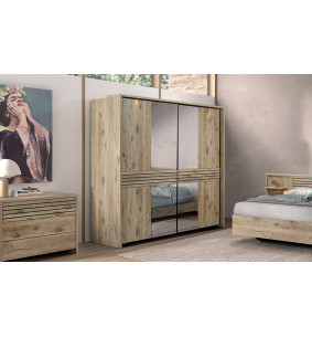 Anya - Armoire 2 portes coulissantes en 245 cm 