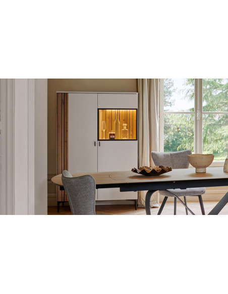 Topaze - Meuble Vitrine avec éclairage 