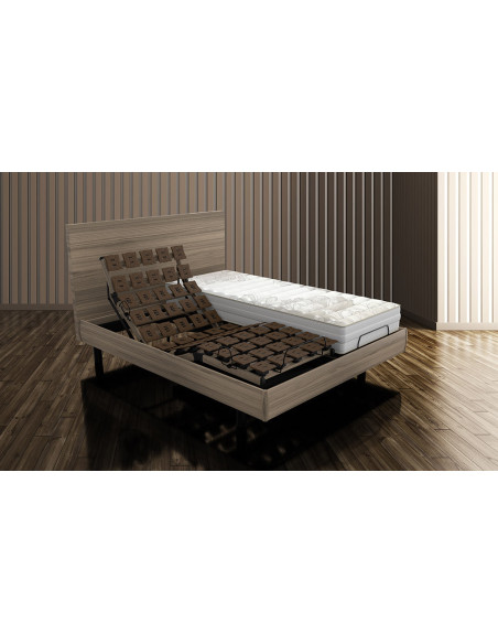 Natura Three - Sommier relaxation TPR électrique 2x70x190 