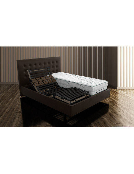 Natura Two - Sommier relaxation TPR électrique 2x70x190 