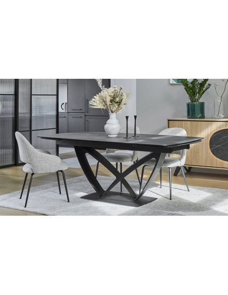 Sphère - Table de séjour céramique extensible 