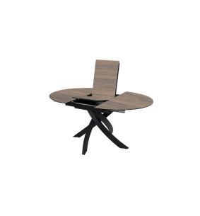 Perth - Table de séjour ronde extensible  2