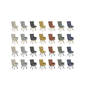 Ambre - Chaise pieds bois 