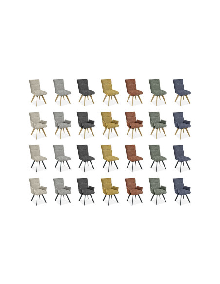 Ambre - Chaise pieds métal 