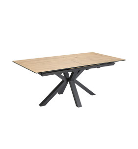 Bruyère - Table de séjour extensible pieds en croix 