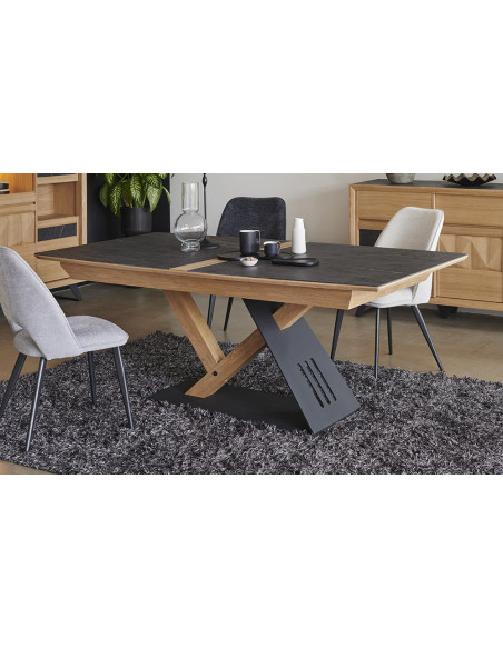 Delta - Table plateau céramique extensible 