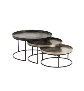 2024 - Set de 3 tables gigognes rondes 