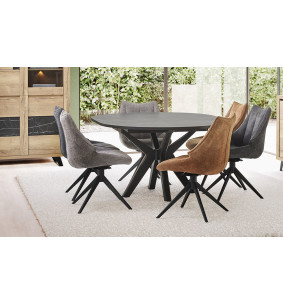 Clémentine - Table ronde extensible 