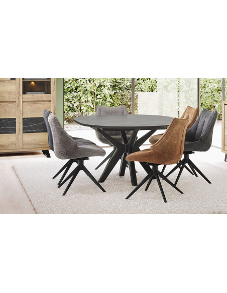Clémentine - Table ronde extensible 