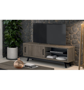 Etna - Meuble TV 1 porte coulissante 1 niche 