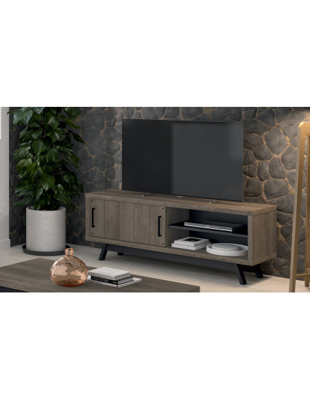 Etna - Meuble TV 1 porte coulissante 1 niche 