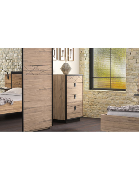 Thalya - Chiffonnier 4 tiroirs 