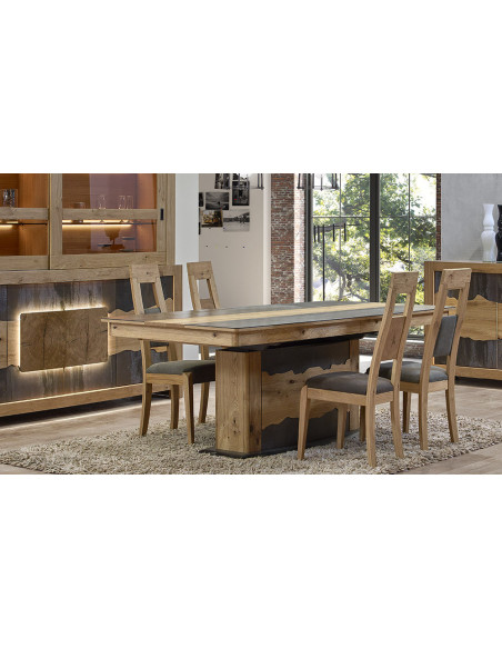 Cidnay - Table de séjour extensible 