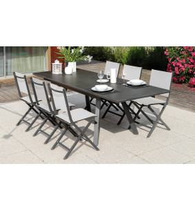 Agri - Table de repas outdoor extensible 