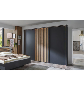 Colorado - Armoire 3 portes coulissantes avec éclairage 
